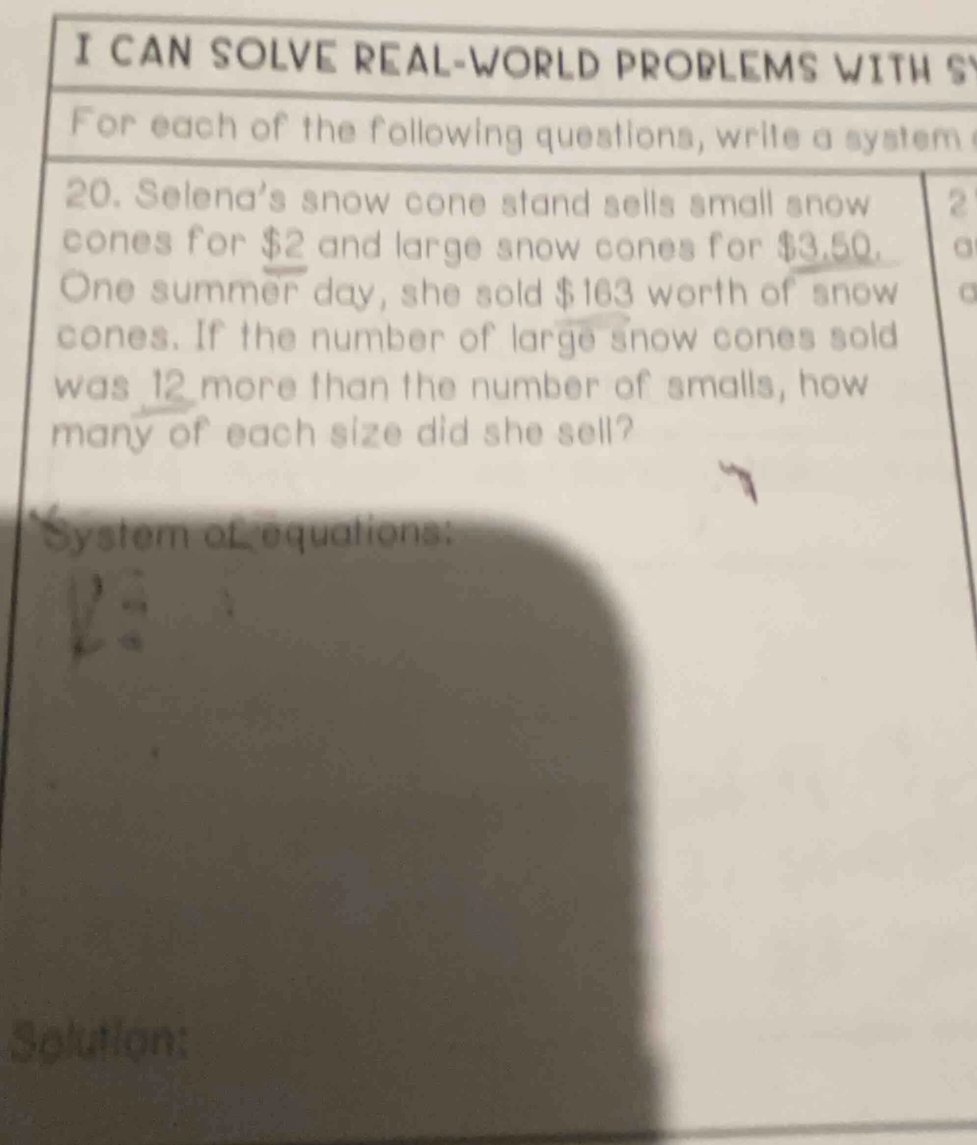 i can solve real-world problems with s for each of the following questi…