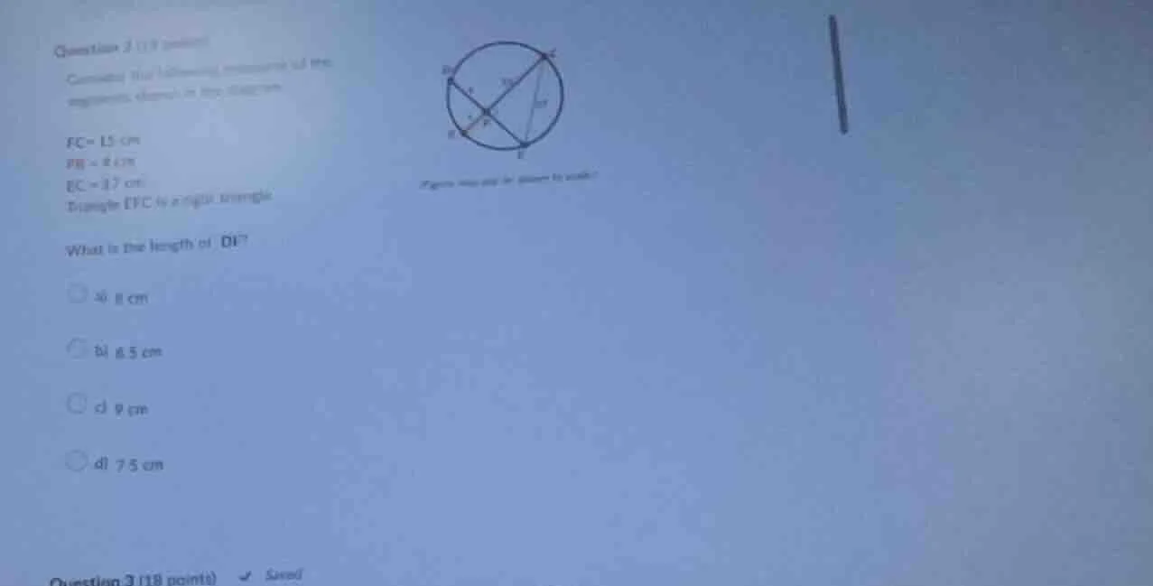 question 2 (18 points) consider the following measurements of the segme…