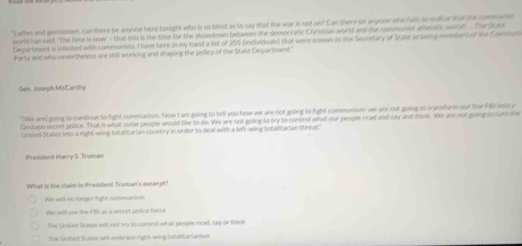 “ladies and gentlemen, can there be anyone here tonight who is so blind…