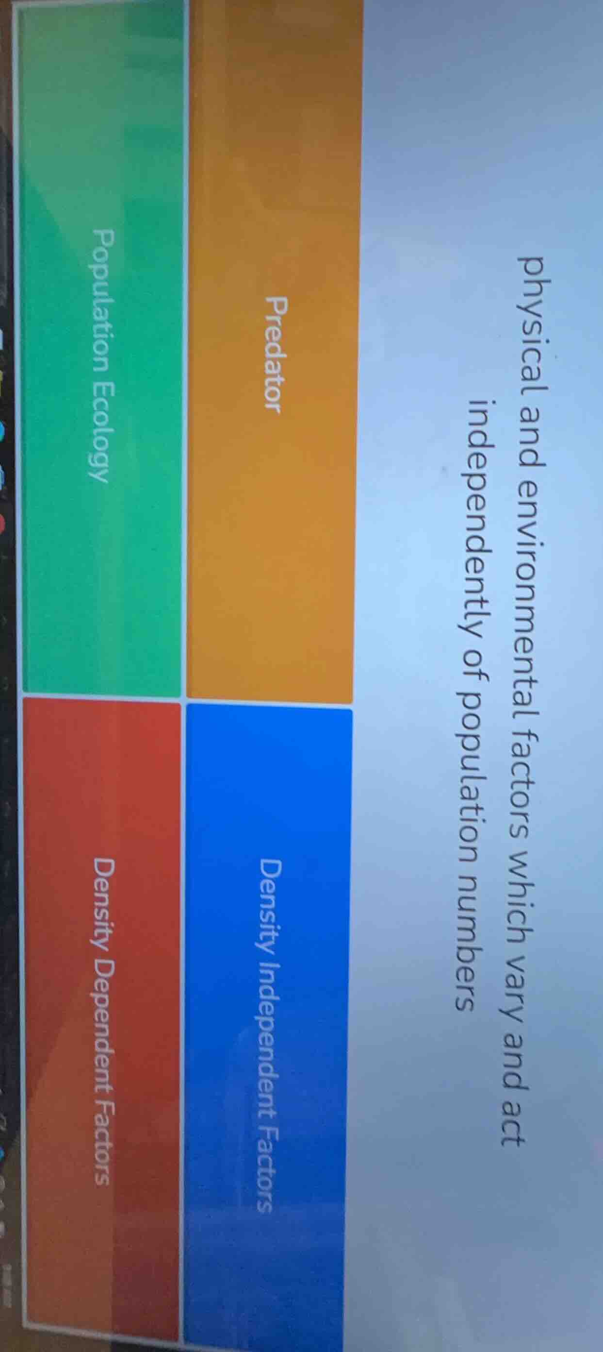 physical and environmental factors which vary and act independently of …