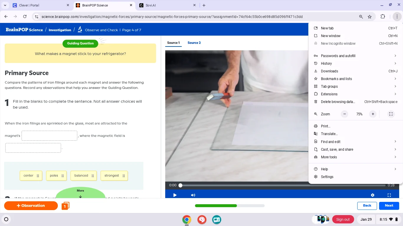 guiding question what makes a magnet stick to your refrigerator? primar…