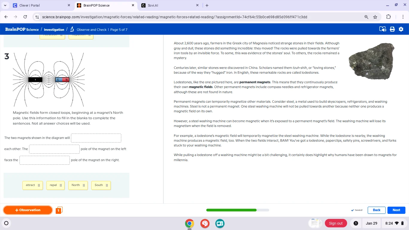 magnetic fields form closed loops, beginning at a magnet’s north pole. …