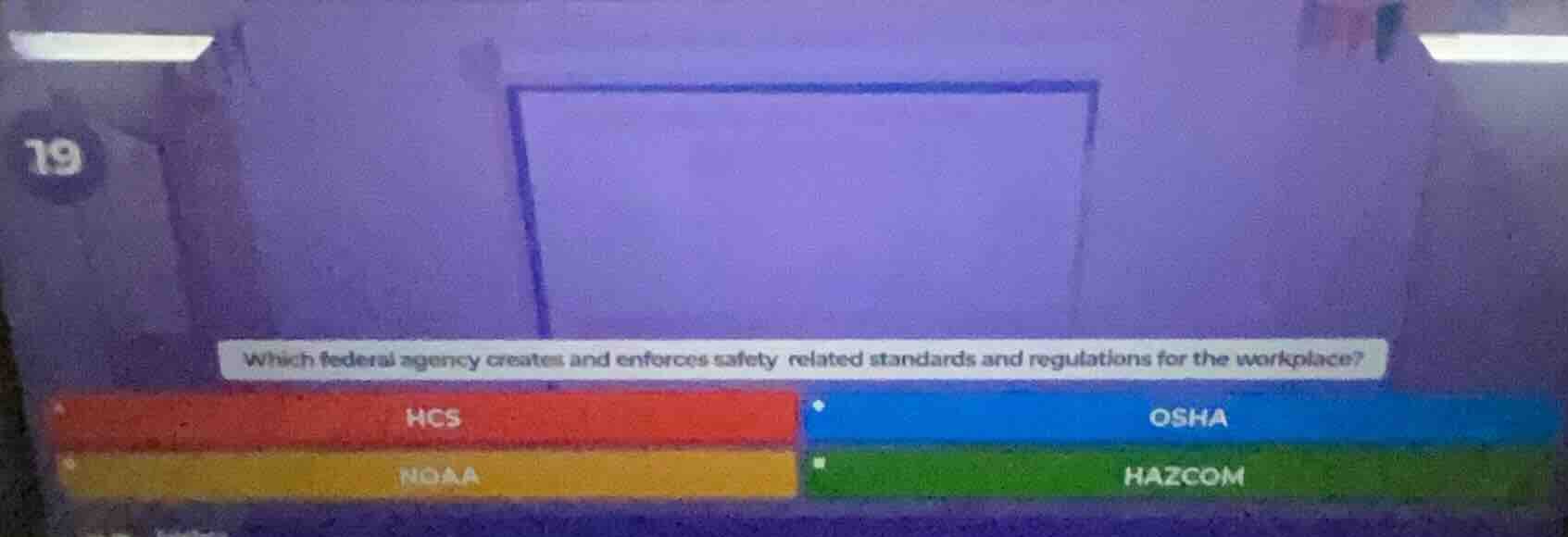 19 which federal agency creates and enforces safety related standards a…