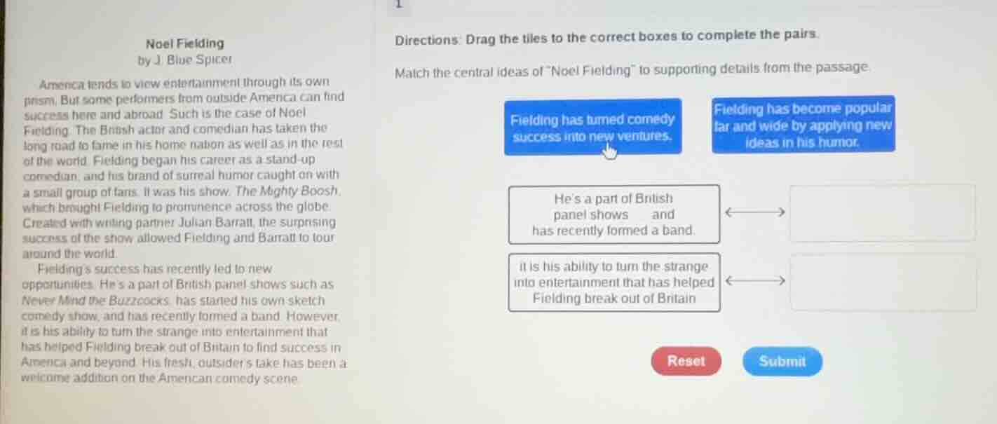 noel fielding by j. blue spicer america tends to view entertainment thr…