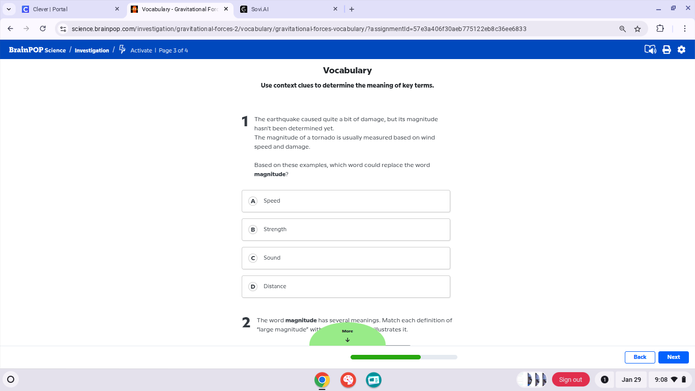 vocabulary use context clues to determine the meaning of key terms. 1 t…