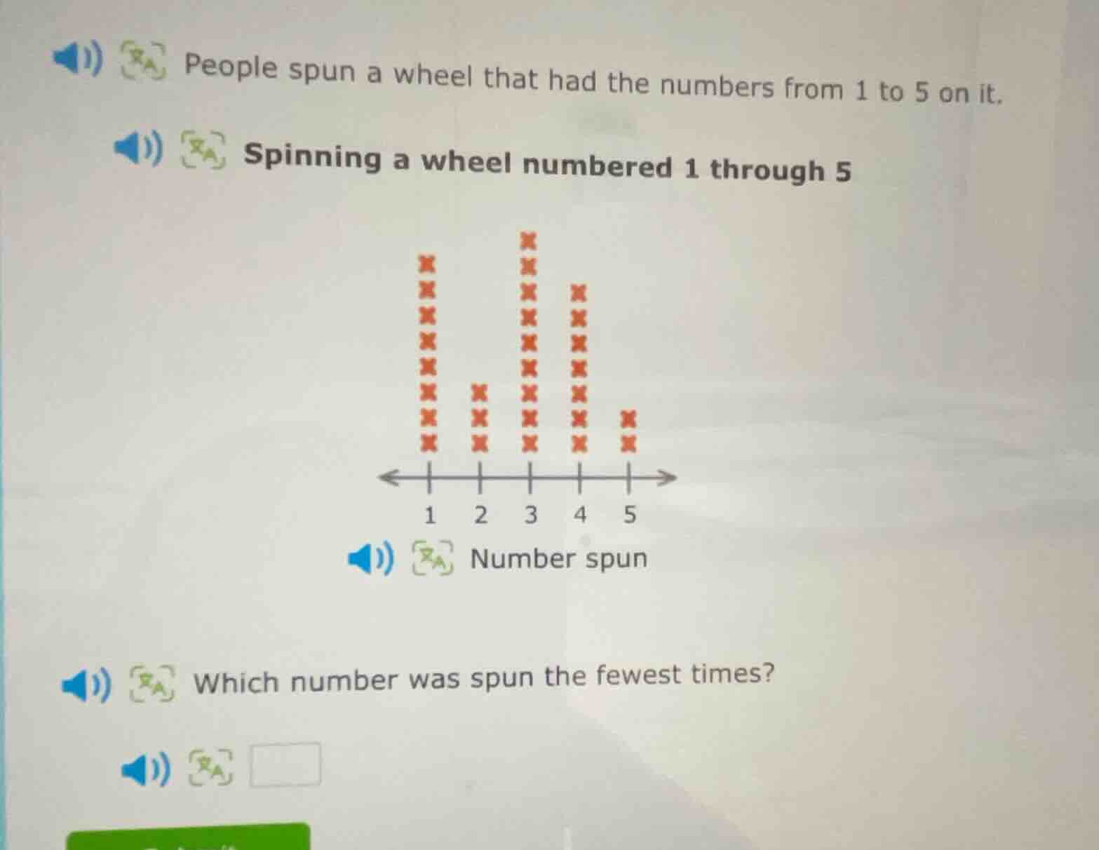 people spun a wheel that had the numbers from 1 to 5 on it. spinning a …