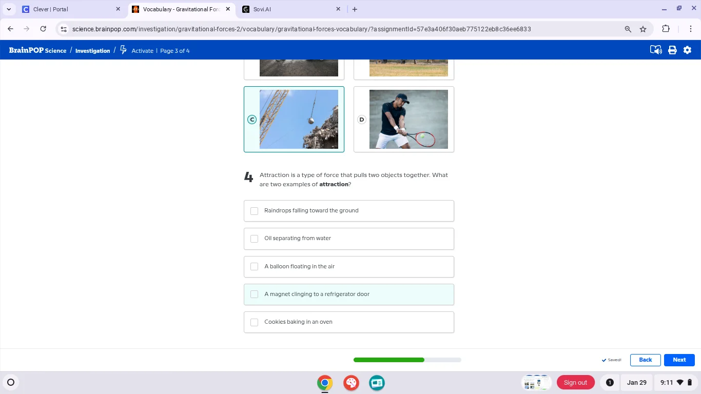 4 attraction is a type of force that pulls two objects together. what a…