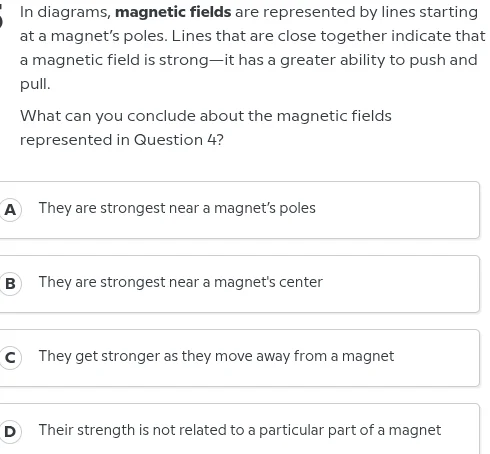 in diagrams, magnetic fields are represented by lines starting at a mag…