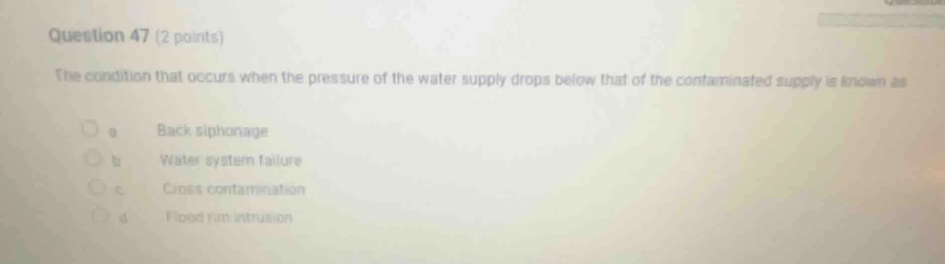 question 47 (2 points) the condition that occurs when the pressure of t…