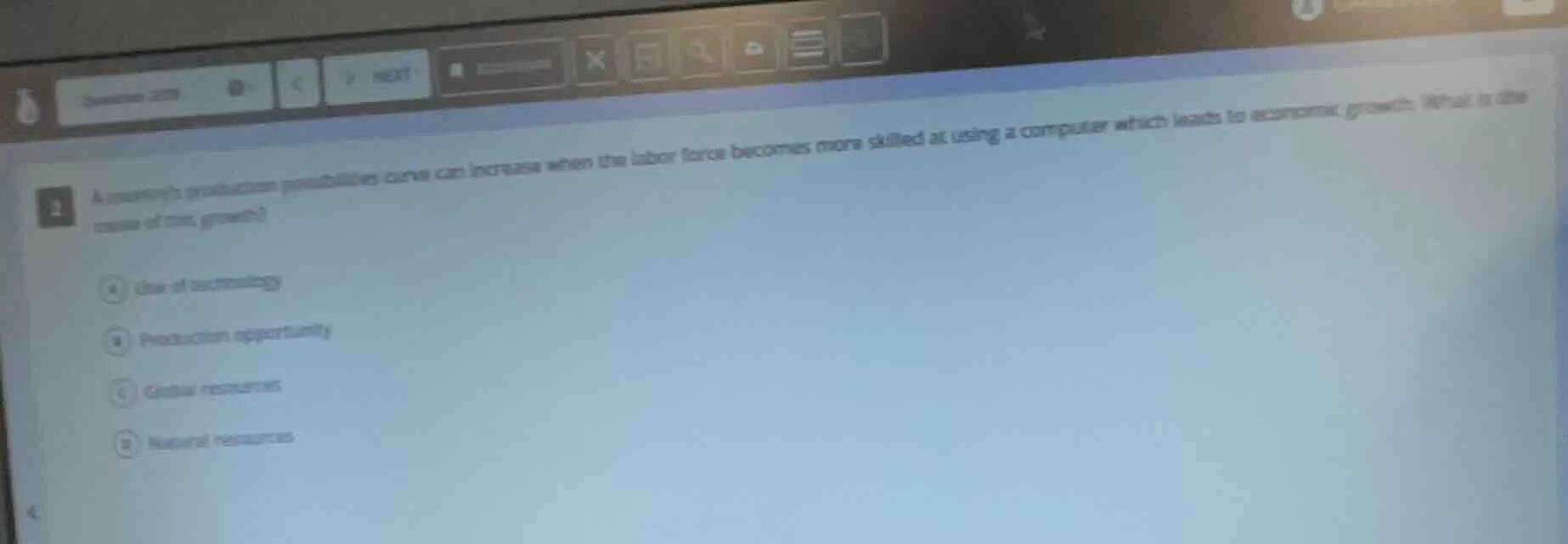 1 a countrys production possibilities curve can increase when the labor…
