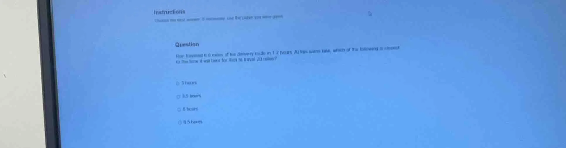 instructions choose the best answer if necessary, use the paper you wer…