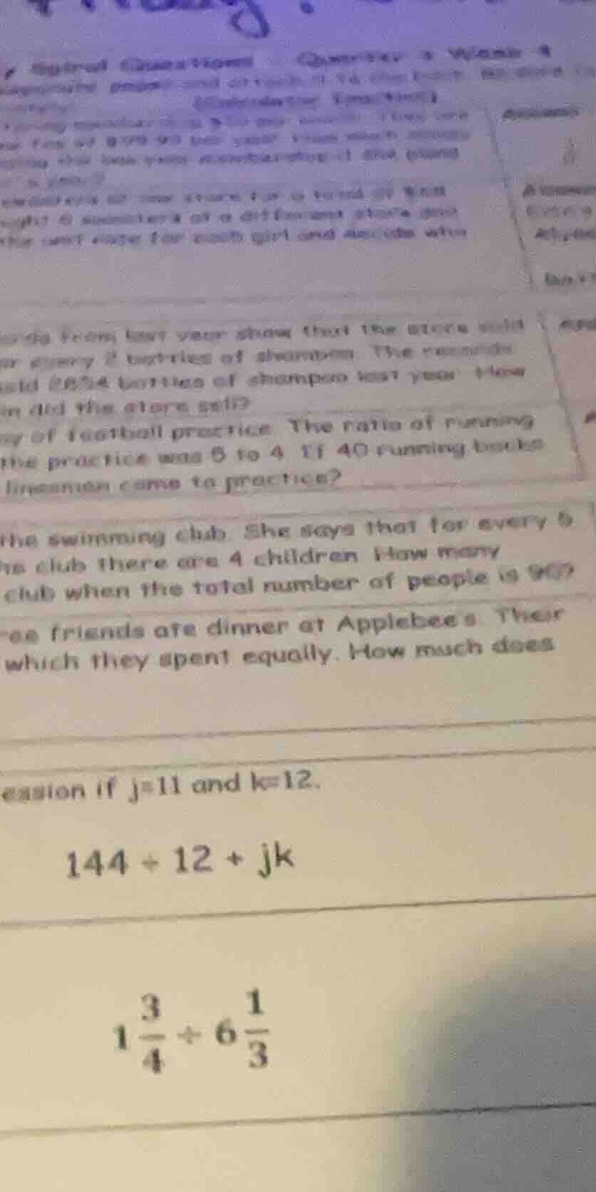 from last year show that the store sold or every 2 bottles of shampoo. …