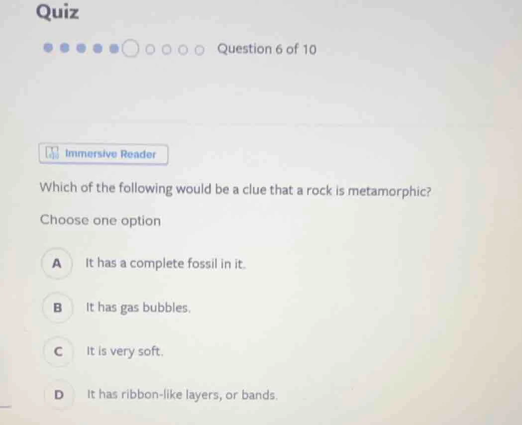 quiz question 6 of 10 immersive reader which of the following would be …