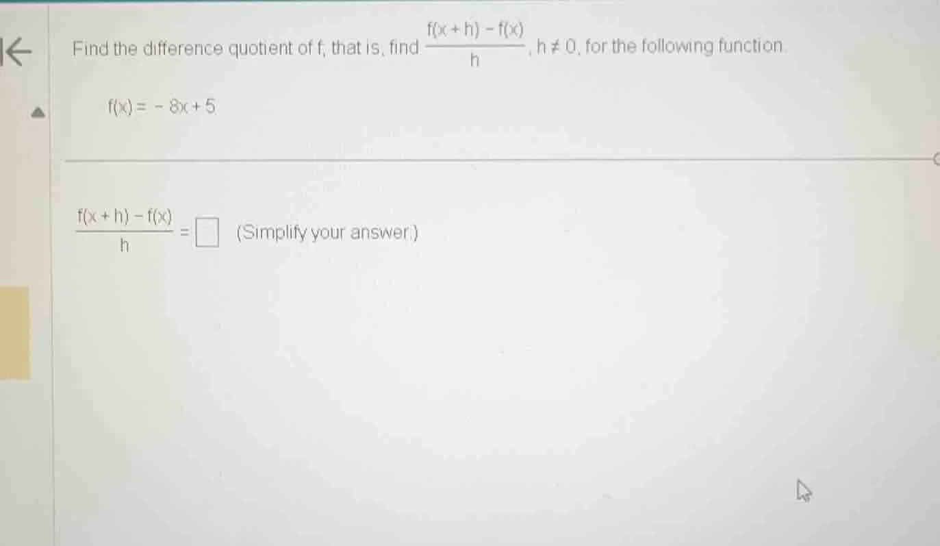 find the difference quotient of f, that is, find \\(\\frac{f(x + h) - f…