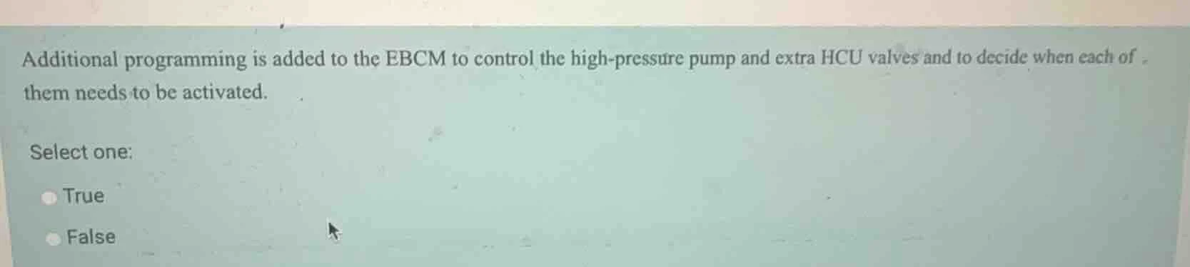 additional programming is added to the ebcm to control the high - press…