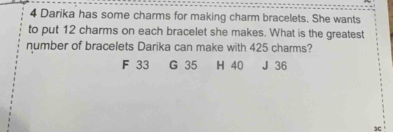 4 darika has some charms for making charm bracelets. she wants to put 1…