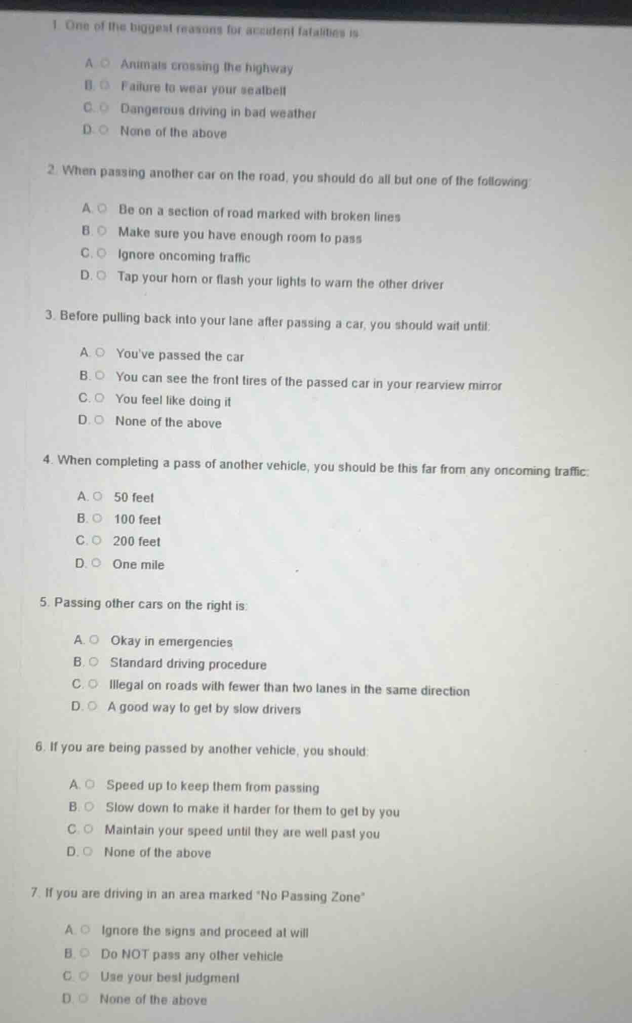 1 one of the biggest reasons for accident fatalities is a animals cross…