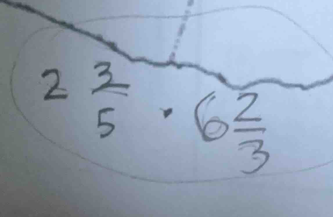2\\frac{3}{5}·6\\frac{2}{3}