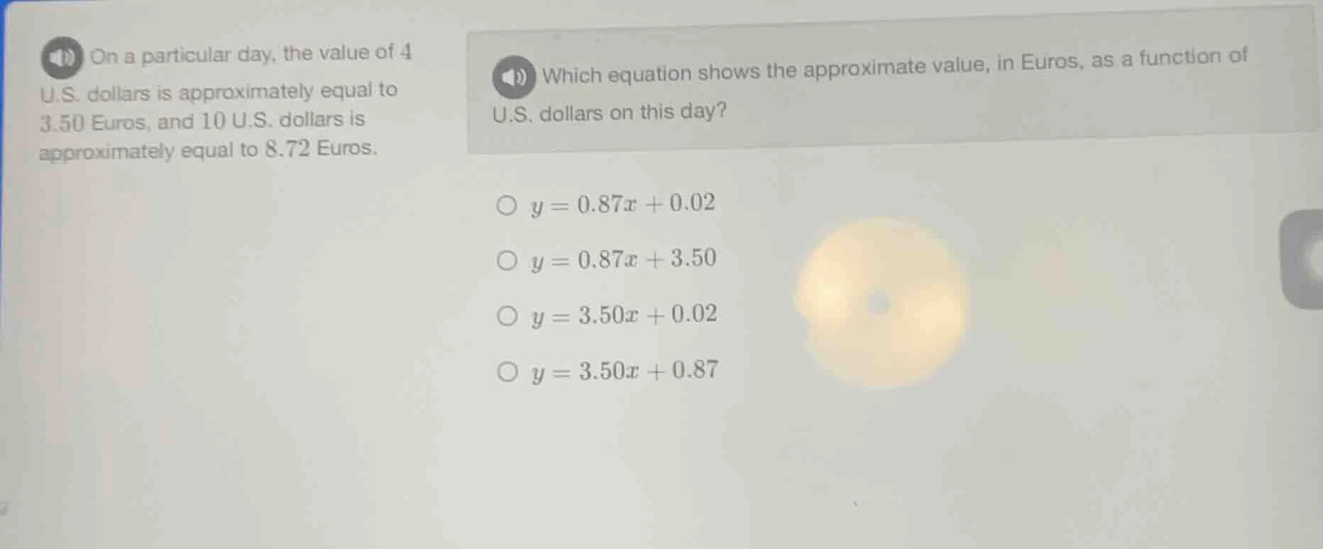 on a particular day, the value of 4 u.s. dollars is approximately equal…