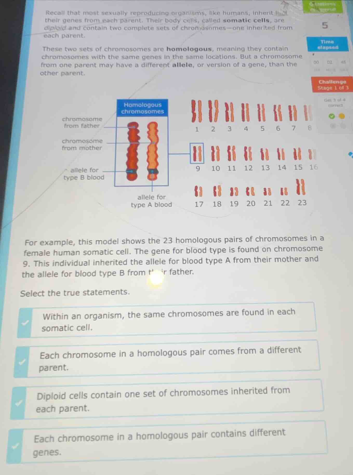 recall that most sexually reproducing organisms, like humans, inherit h…