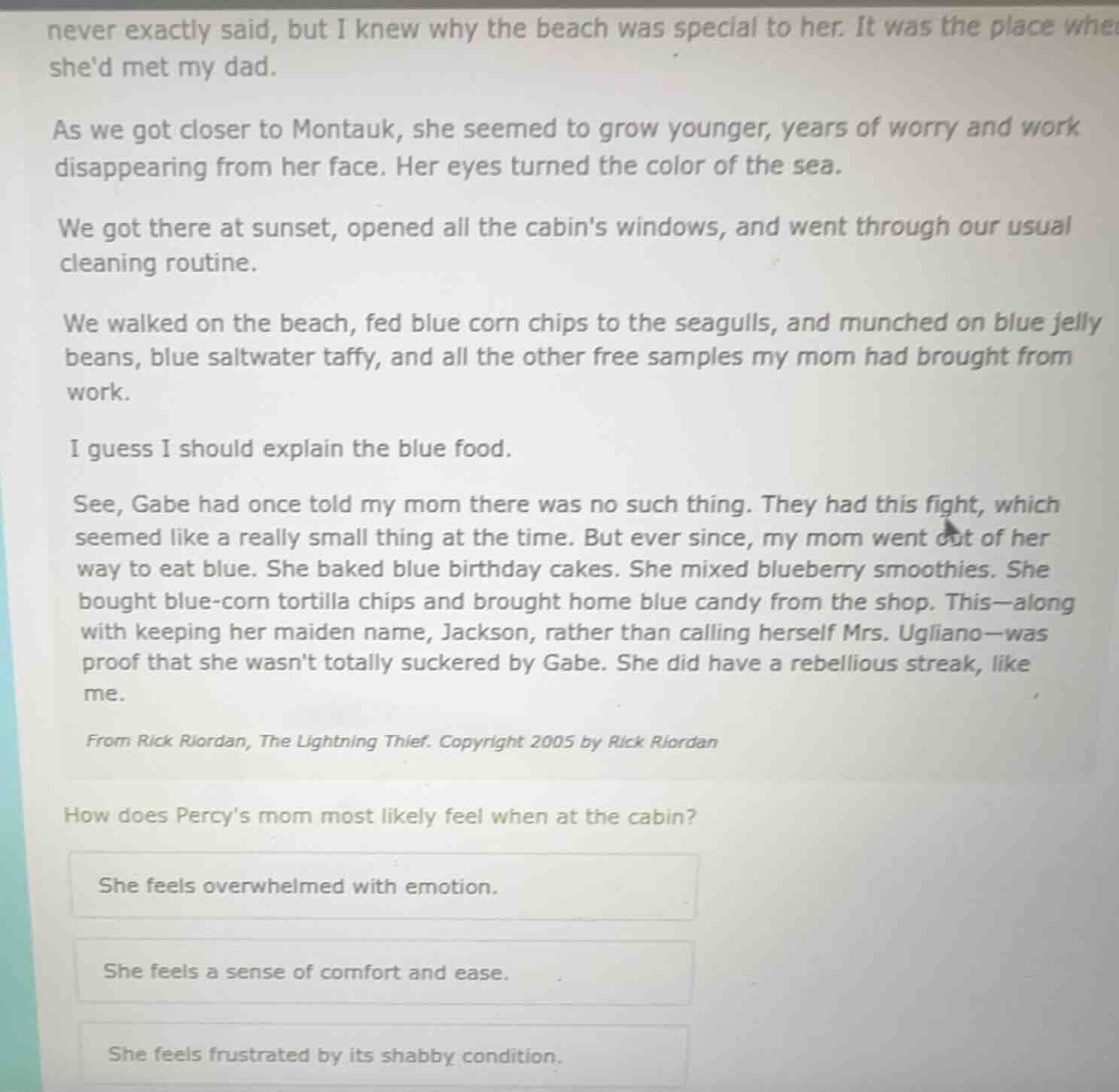 never exactly said, but i knew why the beach was special to her. it was…