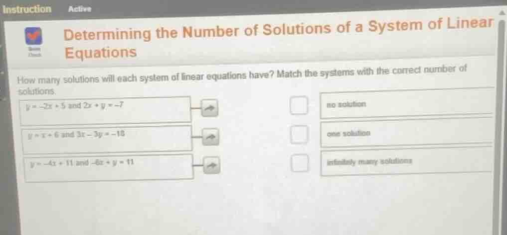 determining the number of solutions of a system of linear equations how…