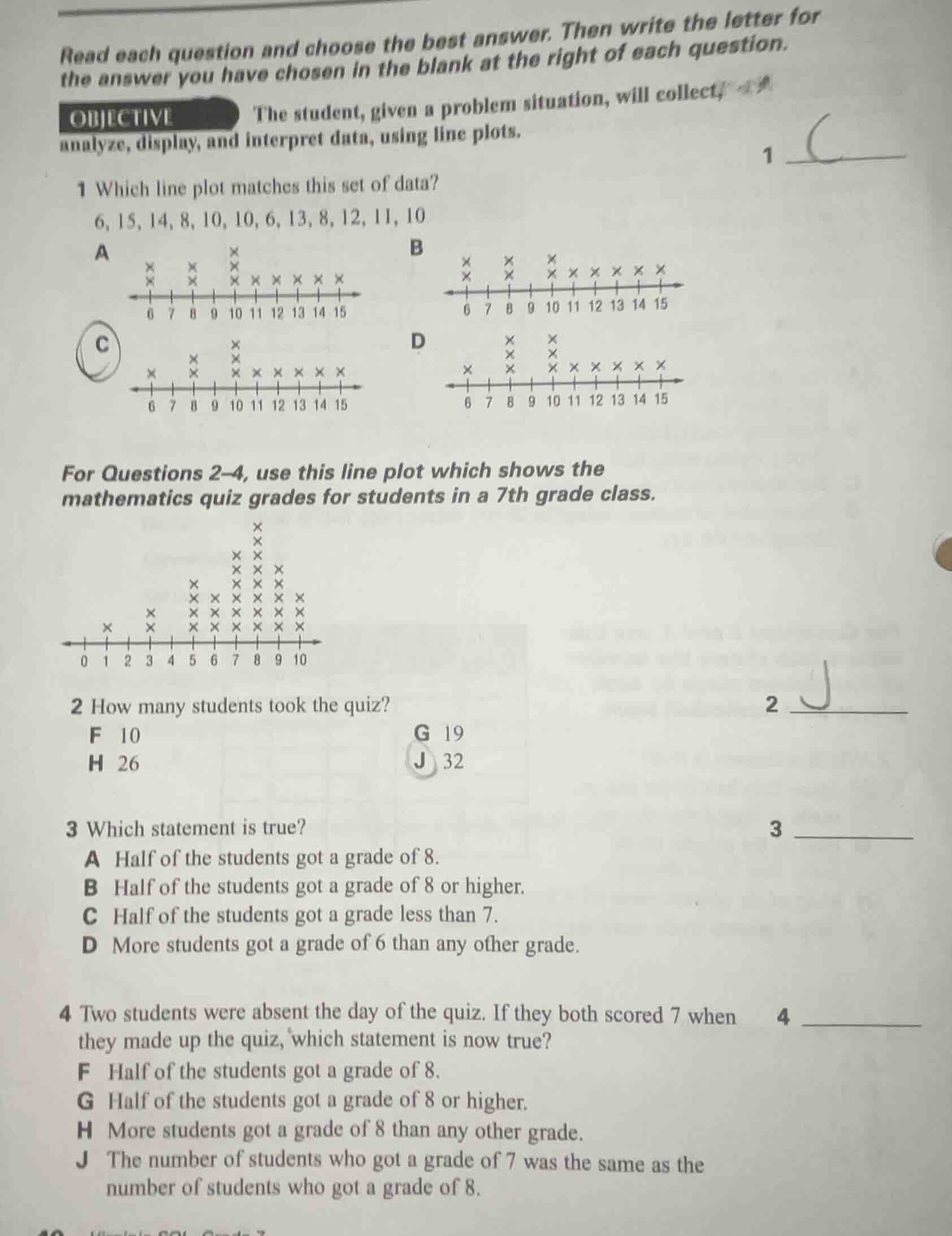 read each question and choose the best answer. then write the letter fo…