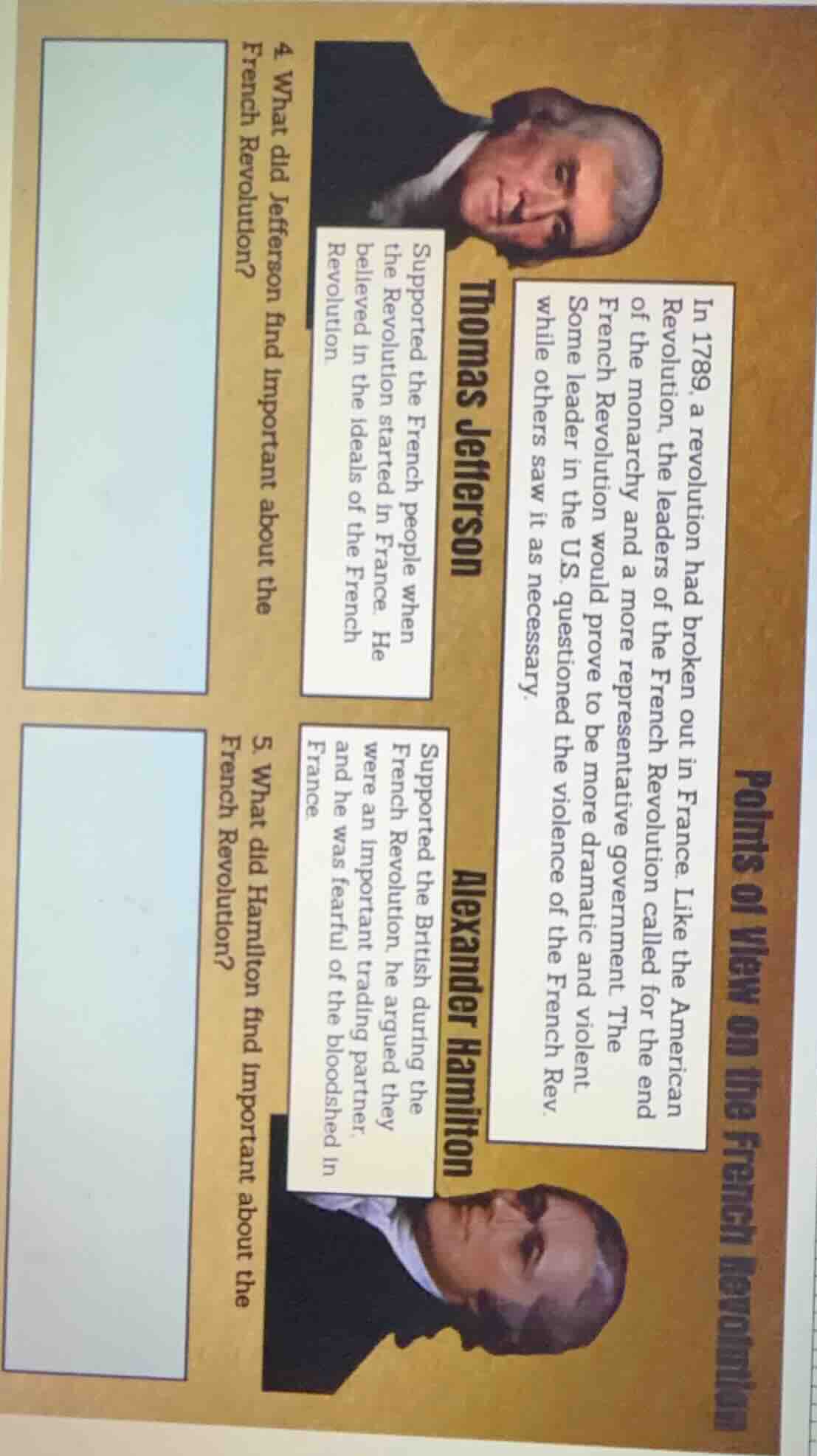 points of view on the french revolution in 1789, a revolution had broke…