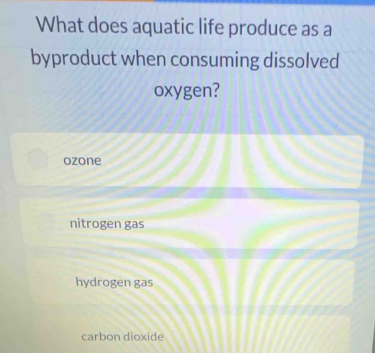 what does aquatic life produce as a byproduct when consuming dissolved …