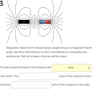 magnetic fields form closed loops, beginning at a magnets north pole. u…