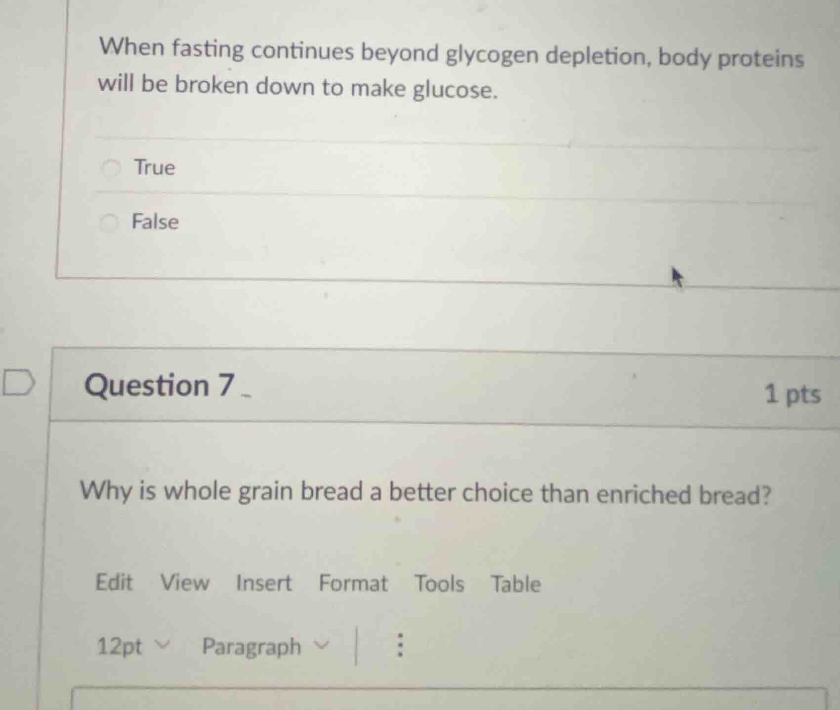 when fasting continues beyond glycogen depletion, body proteins will be…