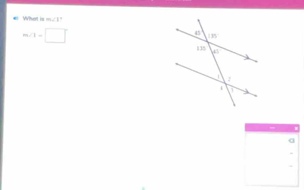 what is ( mangle 1 )?( mangle 1 = square^circ )