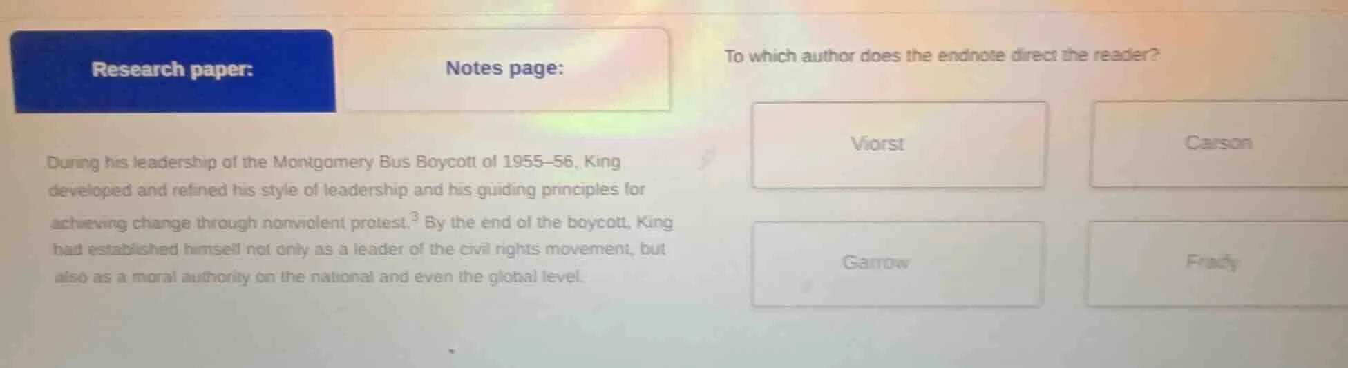 research paper: during his leadership of the montgomery bus boycott of …