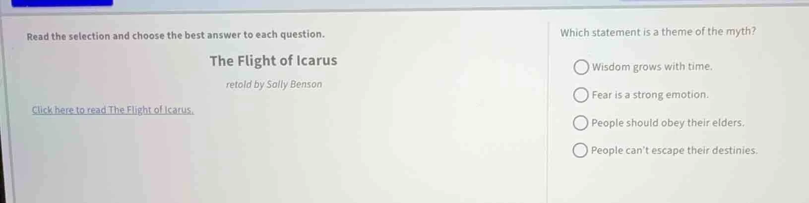 read the selection and choose the best answer to each question. the fli…