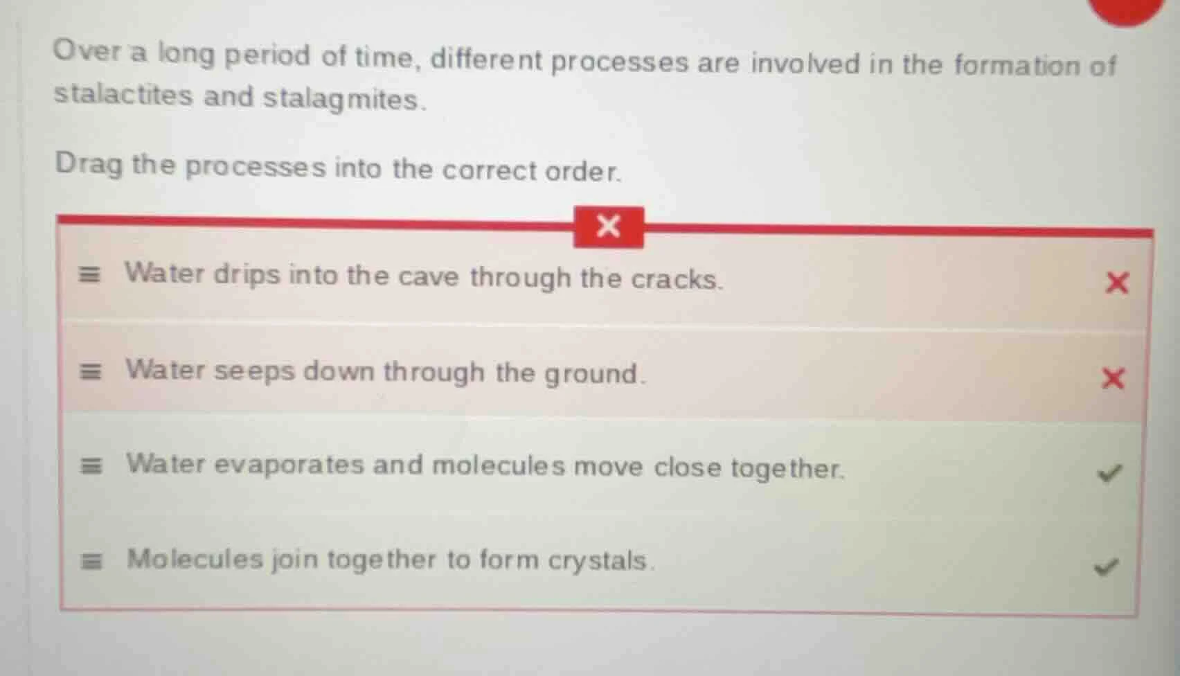 over a long period of time, different processes are involved in the for…
