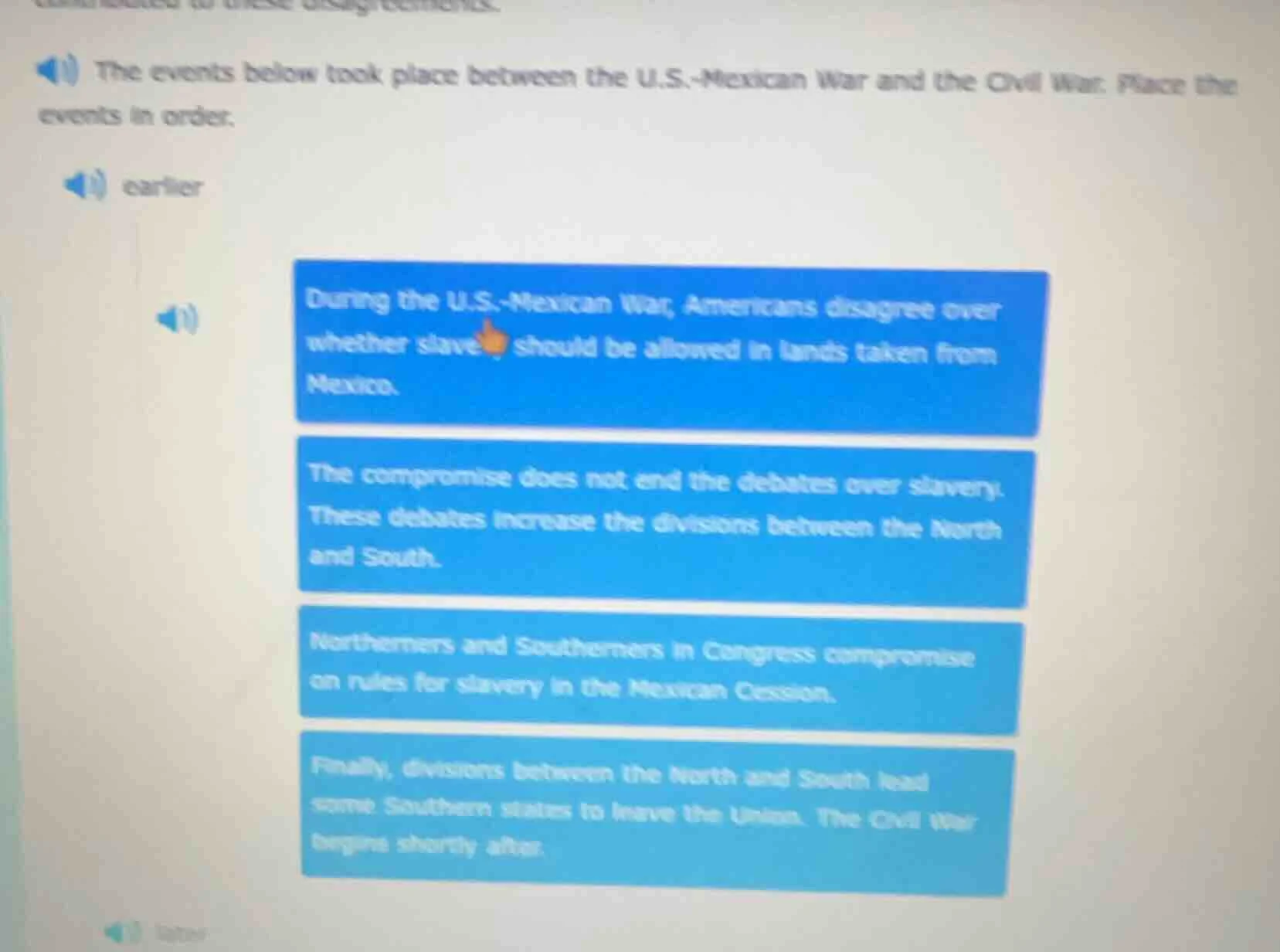 the events below took place between the u.s.-mexican war and the civil …