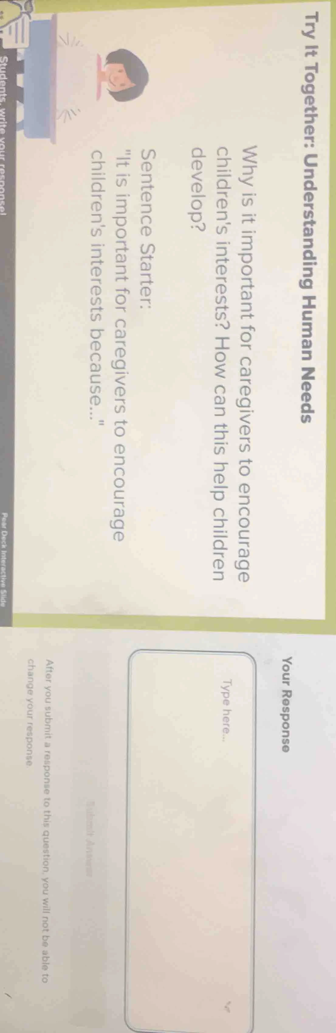 try it together: understanding human needs why is it important for care…