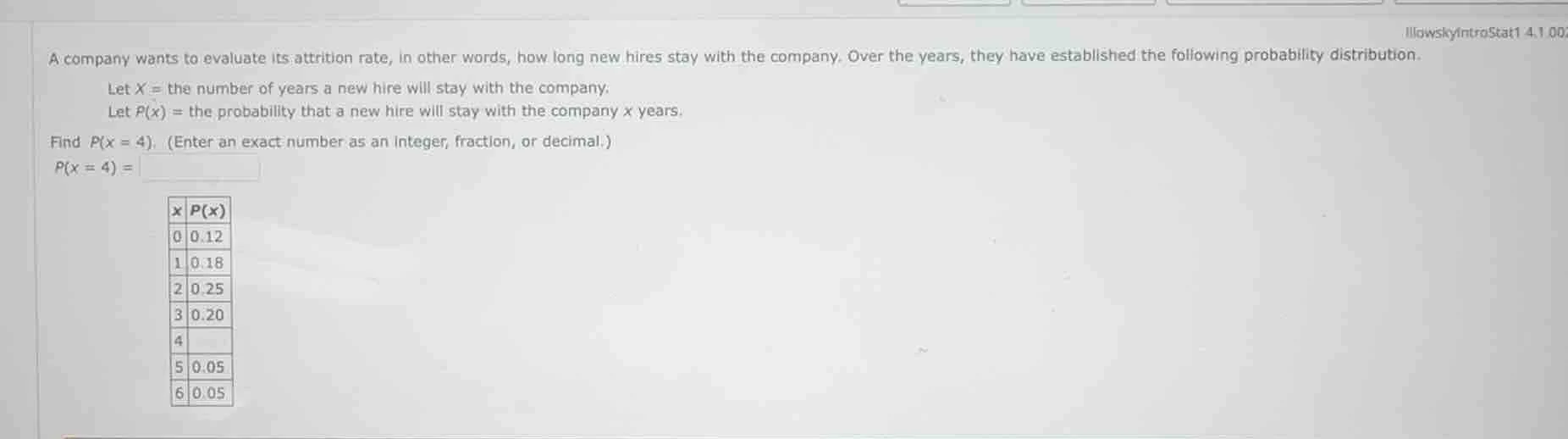 a company wants to evaluate its attrition rate, in other words, how lon…