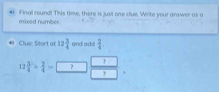 4) final round! this time, there is just one clue. write your answer as…