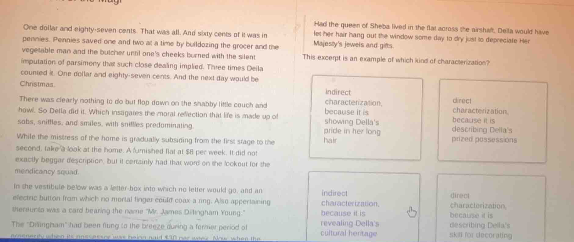 one dollar and eighty - seven cents. that was all. and sixty cents of i…