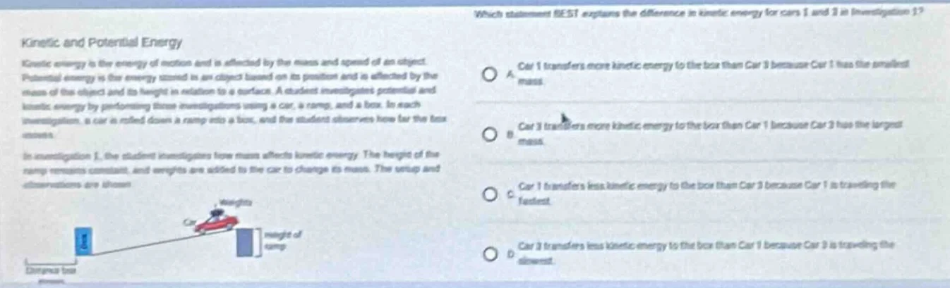 kinetic and potential energy kinetic energy is the energy of motion and…
