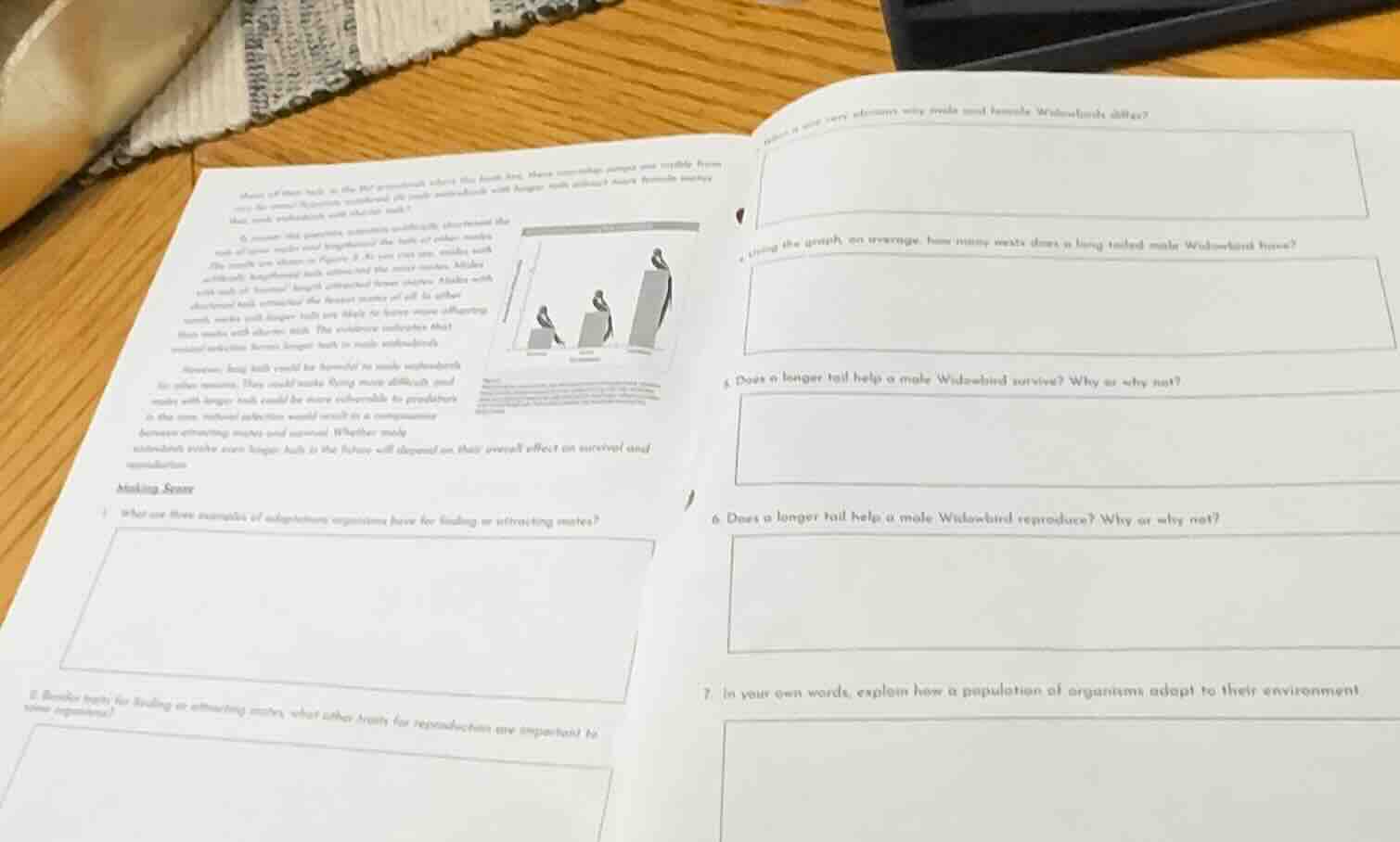 some of these traits in the best - adapted males also help them avoid p…