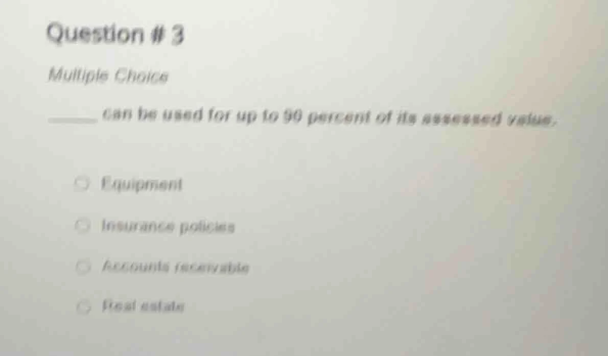 question # 3 multiple choice _____ can be used for up to 90 percent of …