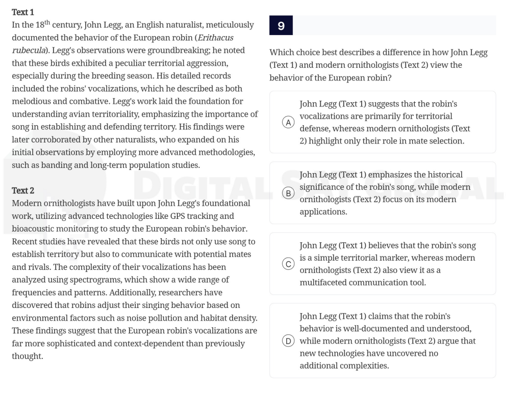 text 1 in the 18th century, john legg, an english naturalist, meticulou…