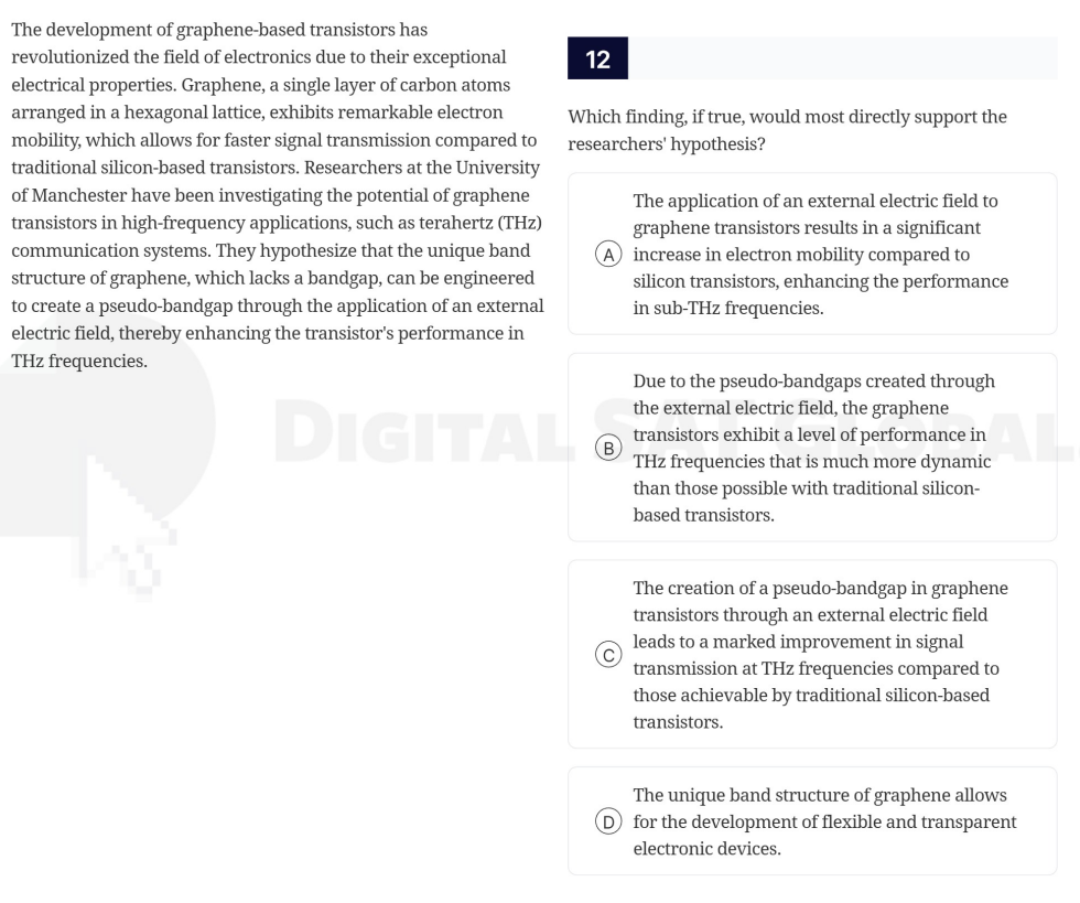 the development of graphene - based transistors has revolutionized the …