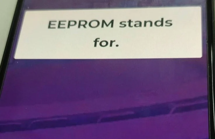 eeprom stands for.
