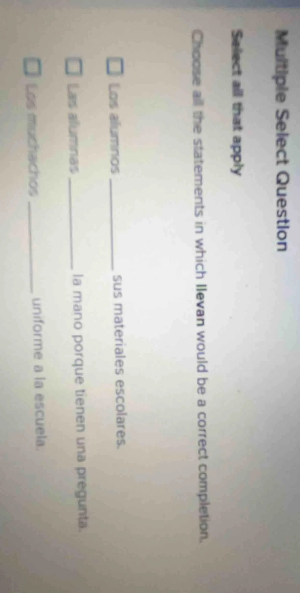 multiple select question select all that apply choose all the statement…