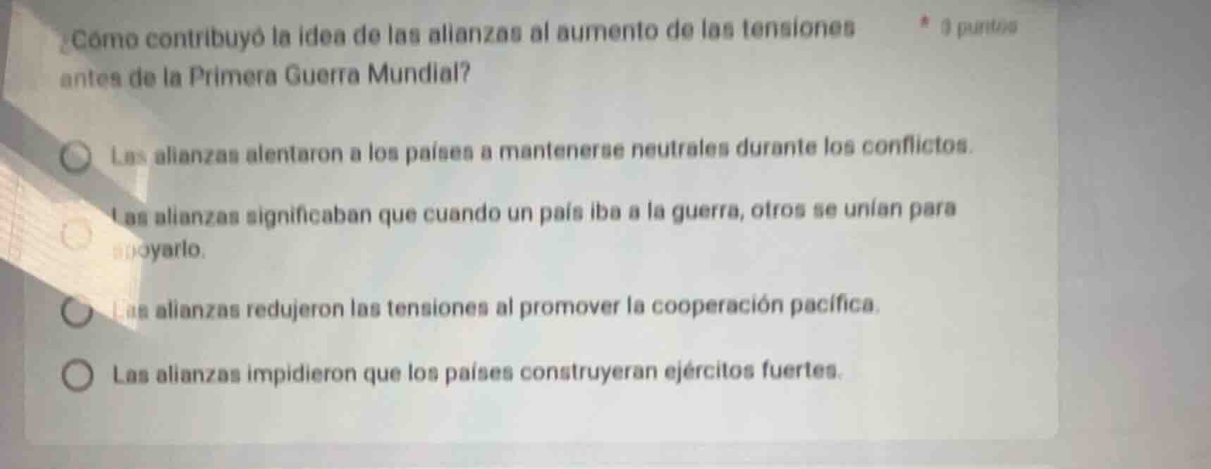 ¿cómo contribuyó la idea de las alianzas al aumento de las tensiones an…
