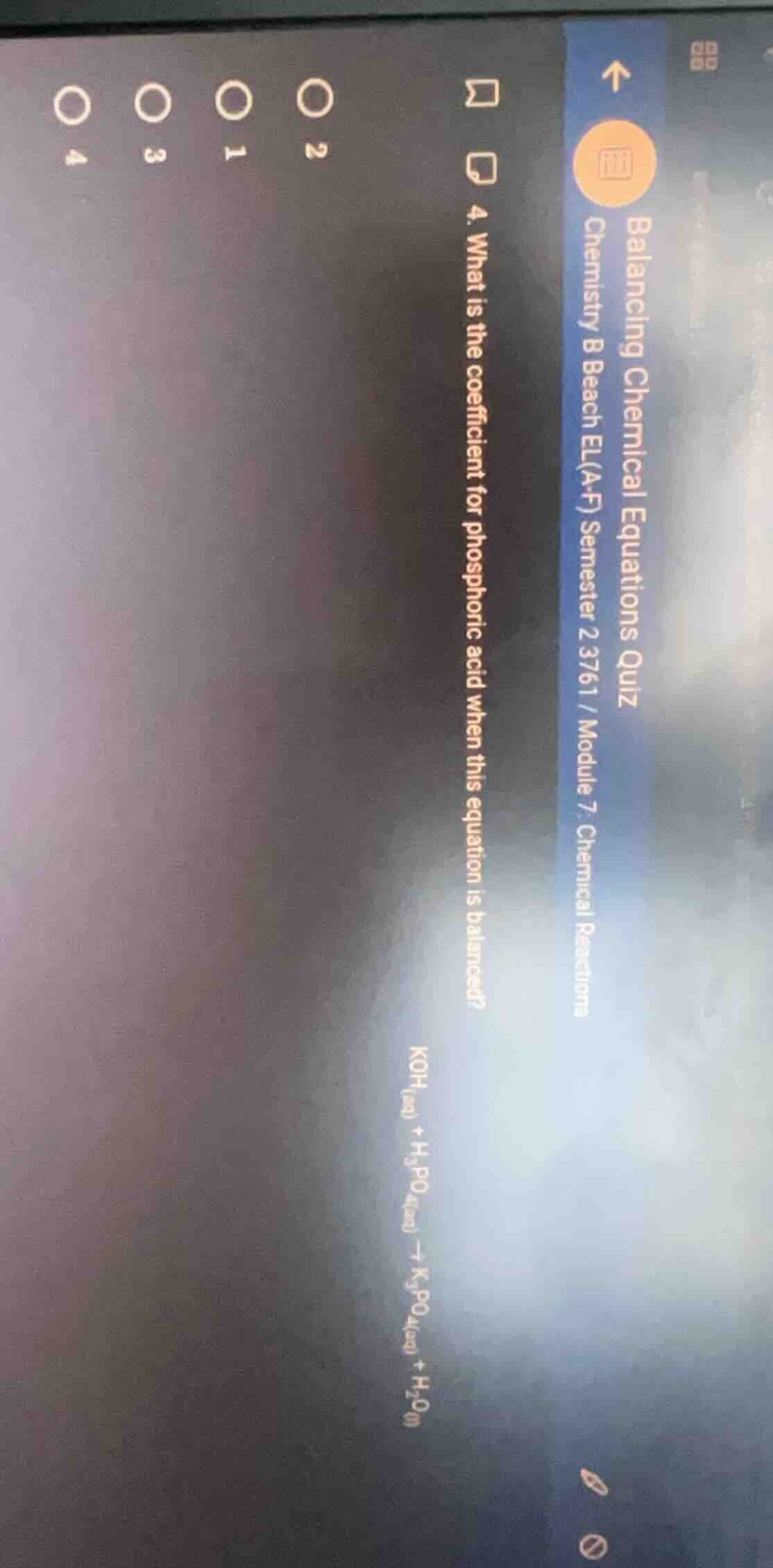 balancing chemical equations quiz chemistry b beach el(a-f) semester 2 …