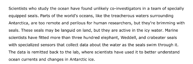 scientists who study the ocean have found unlikely co - investigators i…